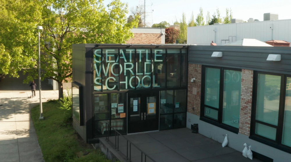 Seattle World School entrance