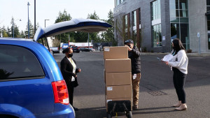 ICHS Shoreline Clinic COVID-19 test kit distribution