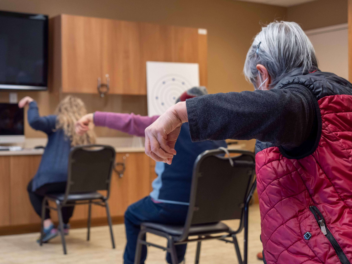 Tai Ji Quan students in class at ICHS