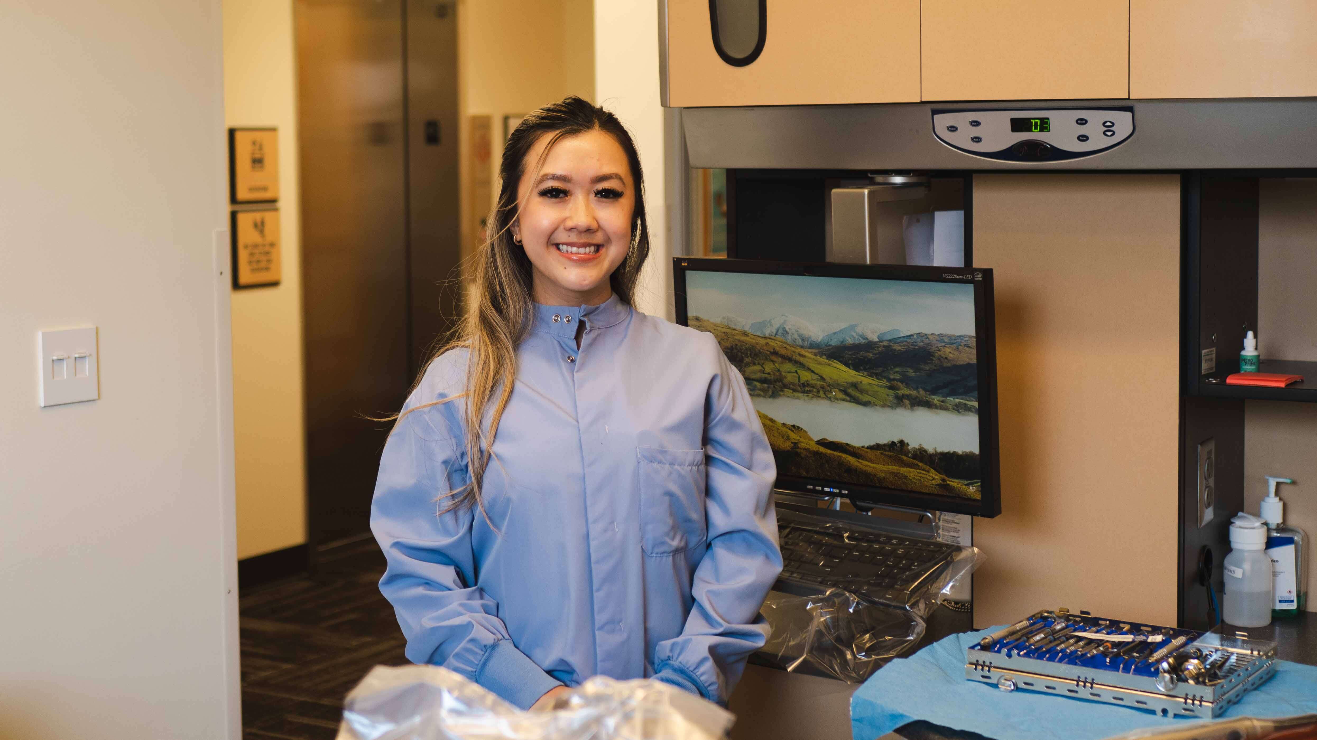 Mei Vuong, ICHS dental assistant