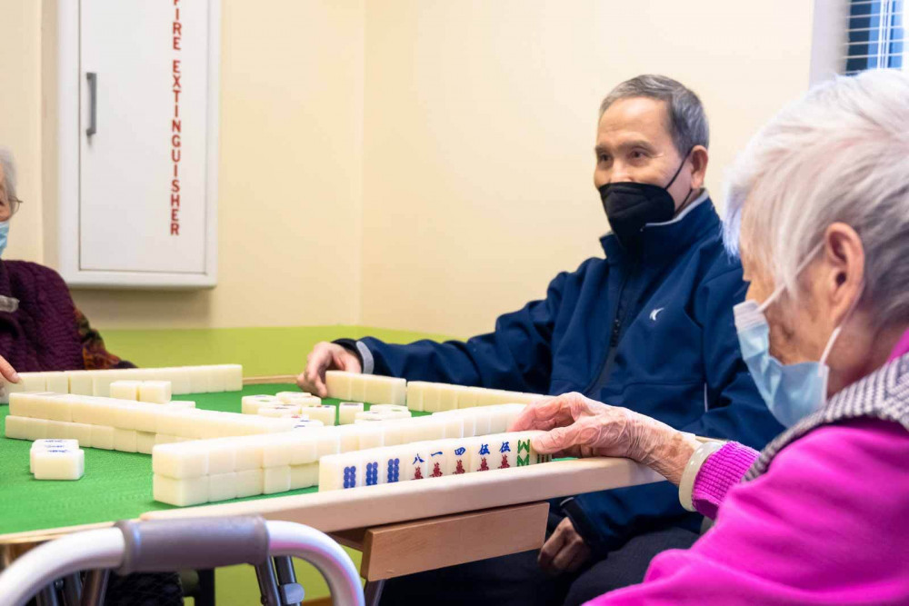 ICHS Legacy House Assisted Living Facility Mahjong Social Activities