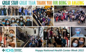 International Community Health Services National Health Center Week 2022