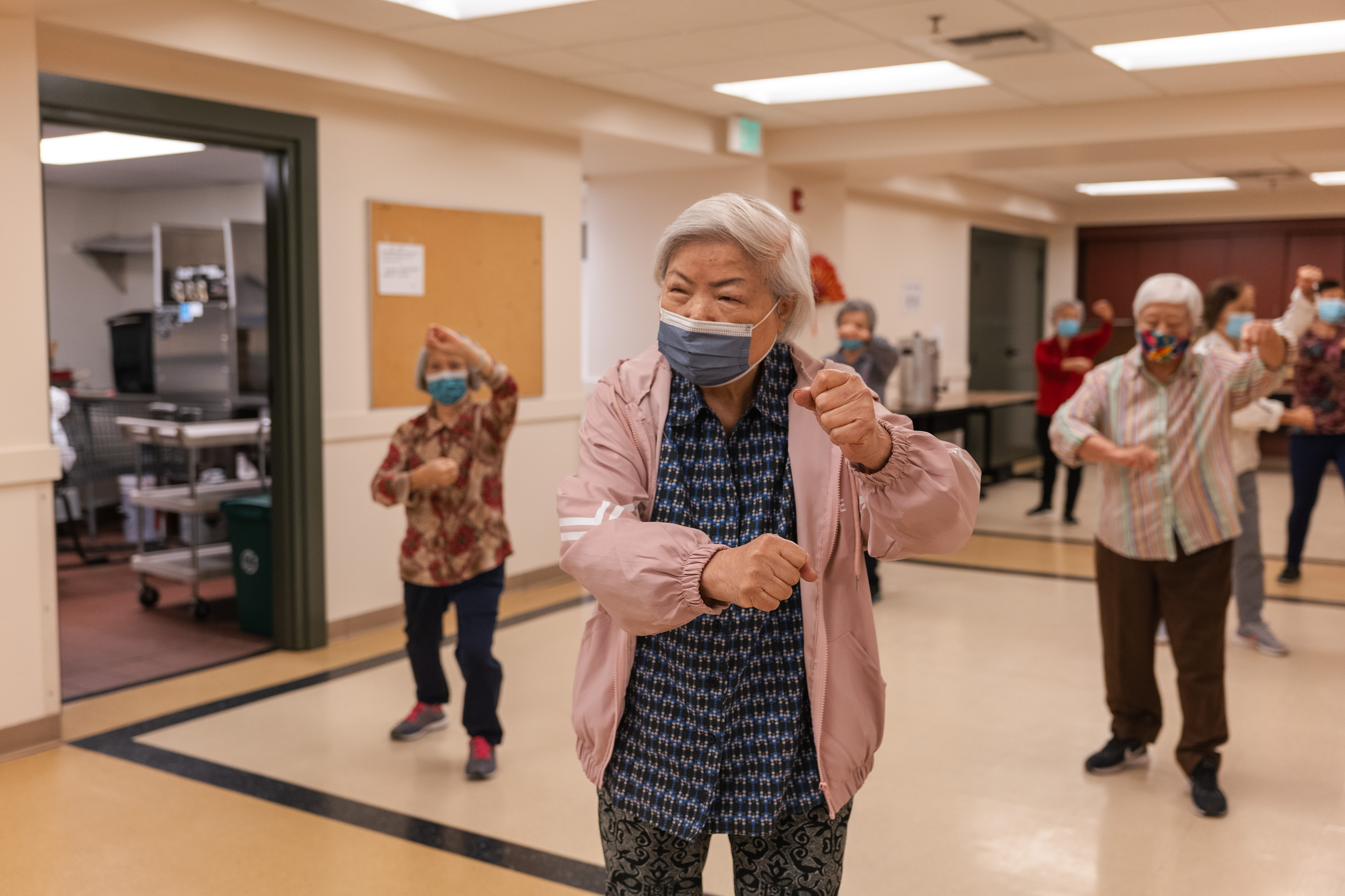 Photo of participant practicing Tai Chi