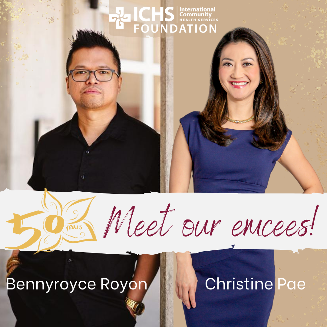 Meet our emcees! Bennyroyce Royon and Christine Pae