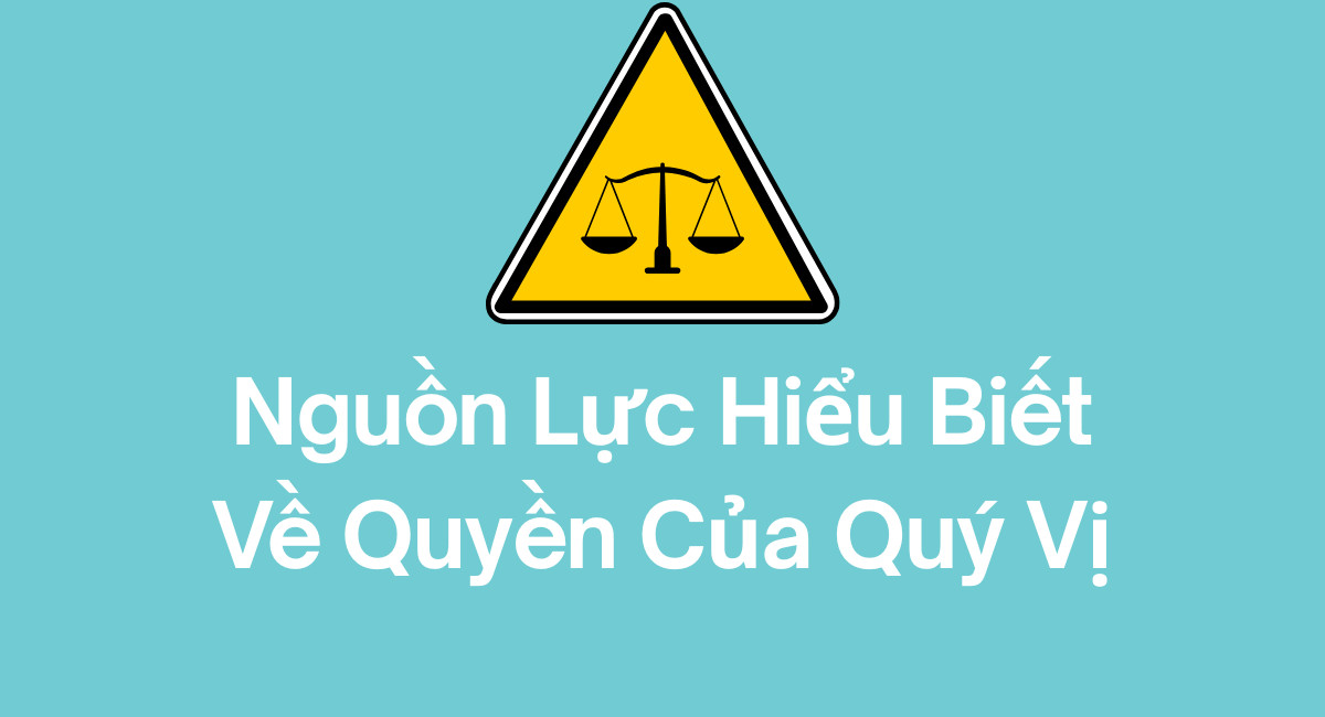Know Your Rights Graphic Vietnamese